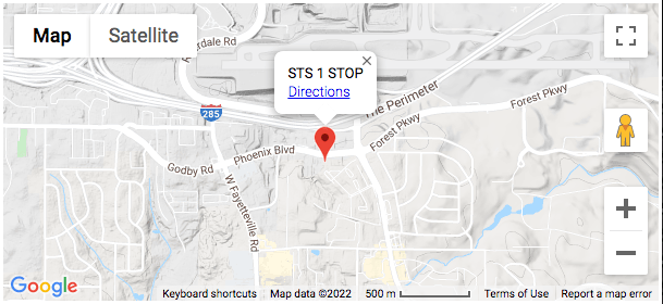 Google map sts 1 stop